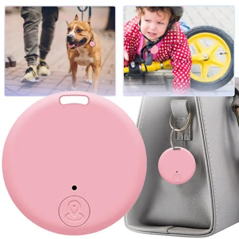 Mini GPS Locator AntiLost Alarm Plånbok Nyckelring Smart Tag Bluetooth-kompatibel Tracer Nyckelring Hund Pet Barn Tracker Key Finder