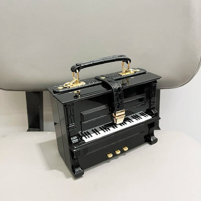 Luxury Piano Shape Bag: Designer, Handmade