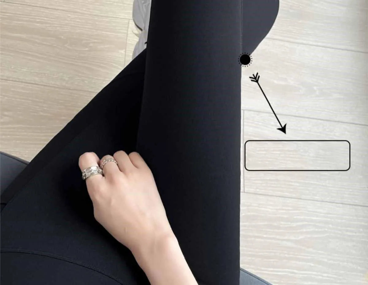 Dam Leggings med hög midja i meshficka för yoga