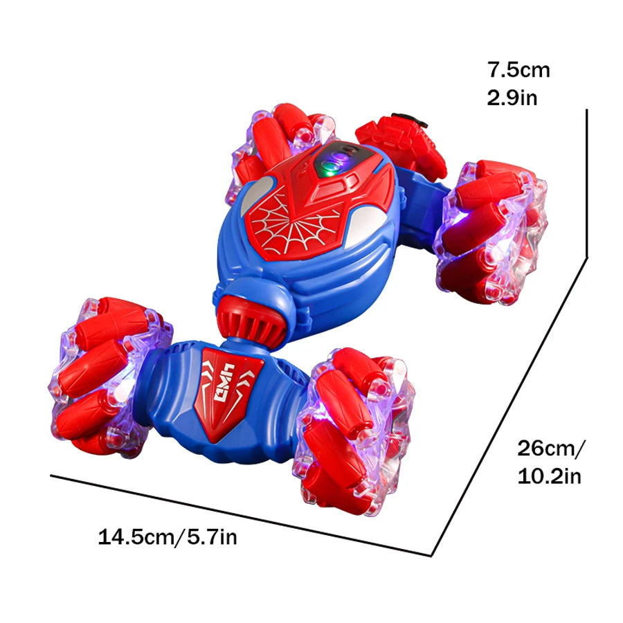 Spray twist 2.4G fjärrkontroll stuntbil Cool gest induktion 13-vägskontroll Ljudljus drift tail flick barnleksaksbil