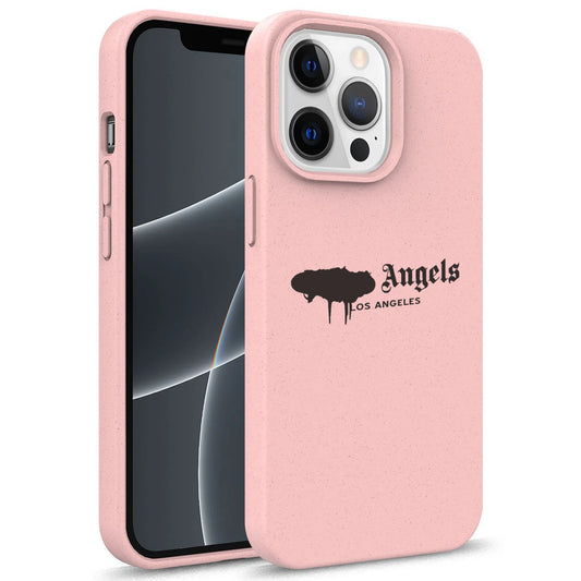 Pink Silicone Soft Case Angel high quality Phone Cover for iPhone