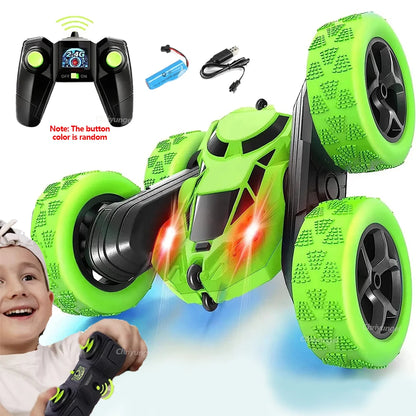 RC Stunt Car for Kids – Double-Sided Flip Remote Control Cars, 2.4G High Speed, 360° Rotation Drift Auto Toys, Perfect Gift for Boys and Girls