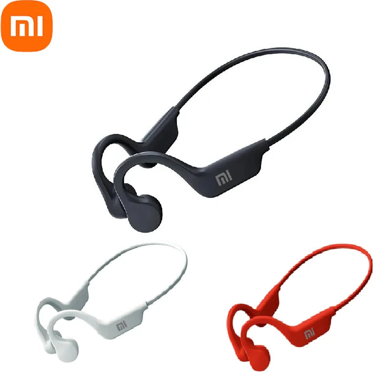 Xiaomi S3 Bone Conduction Nackband Trådlösa hörlurar Bluetooth-hörlurar Sports Over Ear-headset med mikrofon Stereo-hörlurar