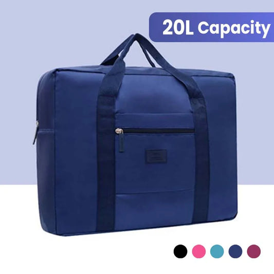 Unisex Foldable Duffel Bag – Lightweight, Compact Carry-On Tote for Weekenders & Overnight Trips.