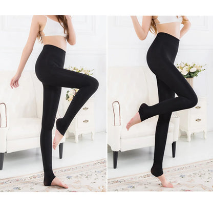 Women's Thick Cashmere Wool Leggings Winter Warm Pants