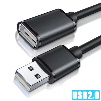 USB 3.0 / 2.0 förlängningskabel hane till hona förlängningskabel snabb hastighet USB 3.0/2.0 förlängd för bärbar dator USB 3.0 förlängning