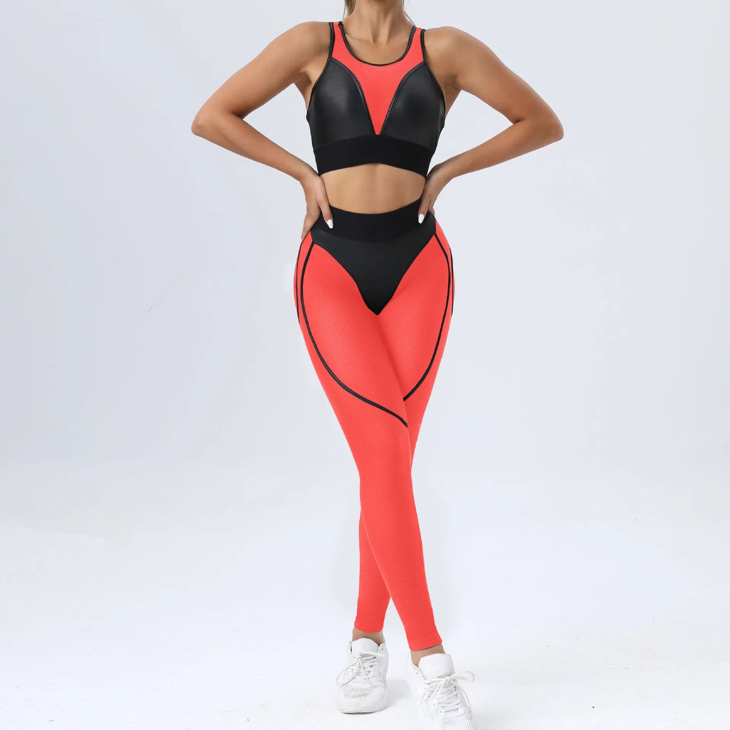 Women's High Waist Mesh Push Up Leggings