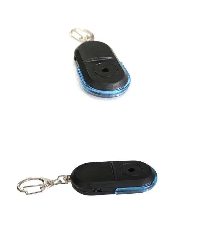 Smart Find Locator Anti-Lost Key Finder Nyckelring Vissling Pip Ljudkontroll LED Ficklampa Bärbar Bilnyckel Mini Finder