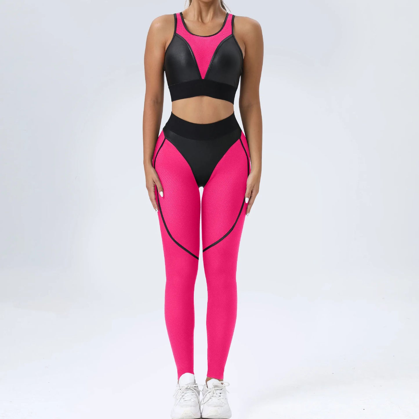 Women's High Waist Mesh Push Up Leggings