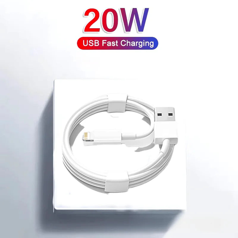 Fast Charging For iPhone Usb Cable 14 13 12 11 Pro Max Mini XR XS X SE 8 7 6 Plus 6s 5 5s Wire For iPad Charger Cord Accessories