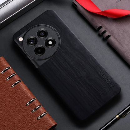 Bamboo Wood Pattern Back Cover Case for OnePlus 12R and OnePlus 12