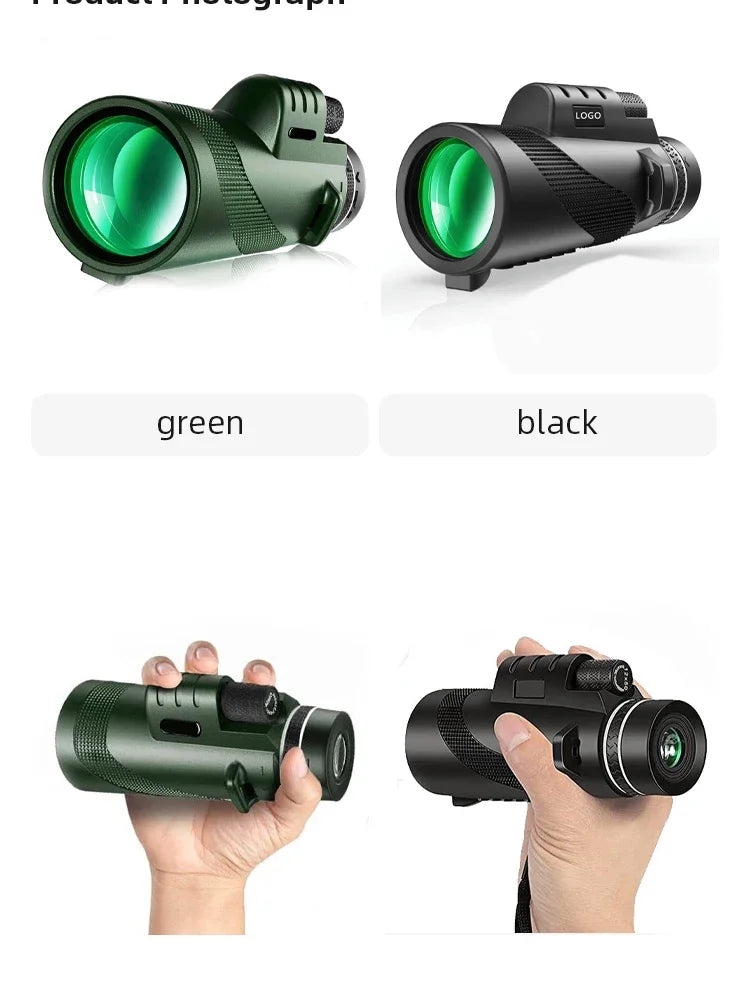 Portable Zoom HD 5000M Telescope Folding Long Distance Mini Powerful Telescope for Hunting Sports Outdoor Camping Travel