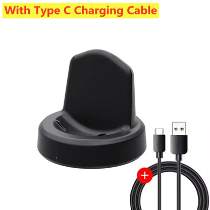 Magnetic Watch Wireless Charger For Samsung Galaxy Watch 8/7/6/5pro/5/4/3 Active 2 Portable USB Cable Fast Charging Dock Station