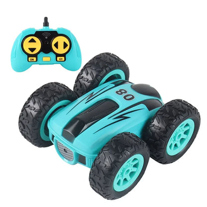 2.4G 4wd High-speed Stunt Car Mini RC Car Double-Sided Drift 360 Degree Dump Truck Drive Jump Children's Toys