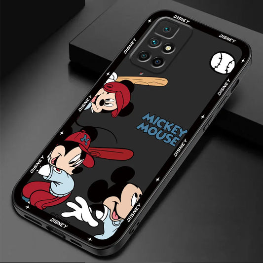 Phone Case for Redmi K40s K60 10 9 12 12C K40 Pro K50 Gaming 9A 9C A2 A1 Plus 10A 10C Silicone Disney Mickey Minnie Mouse Cover