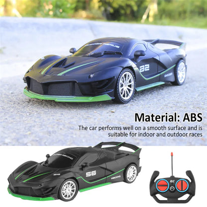 LED Light RC Car Toy 1/18  2.4G Radio Remote Control Cars High Speed Sports Car Stunt Drift Racing Car Toys For Boys Children