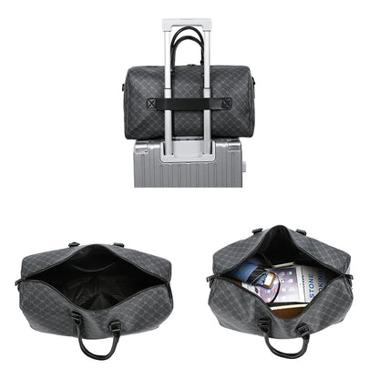 Men’s Travel Bag: Large, Business, Full Body Print