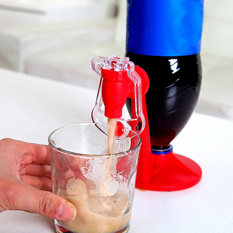 Coke Bottle Inverted Water Dispenser – Beverage Switch with Hand Pressure for Household Water Absorption