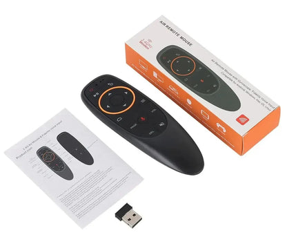 G10S Air Mouse Röstfjärrkontroll 2,4G trådlöst gyroskop IR-inlärning för H96 MAX X88 PRO Android TV Box HK1