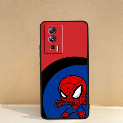 Marvel Avengers Spider-Man Case For Xiaomi: Black TPU Phone Case