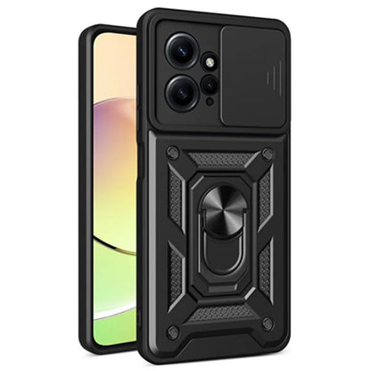 Magnetic Ring Stand Holder Back Cover for Xiaomi Redmi Note 12 4G Shockproof Armor Phone Case For POCO X6 Pro