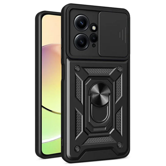 Magnetic Ring Stand Holder Back Cover for Xiaomi Redmi Note 12 4G Shockproof Armor Phone Case For POCO X6 Pro