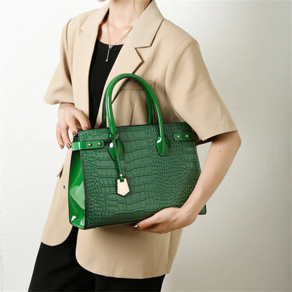 Pantent Leather Bag: Crocodile, High Quality