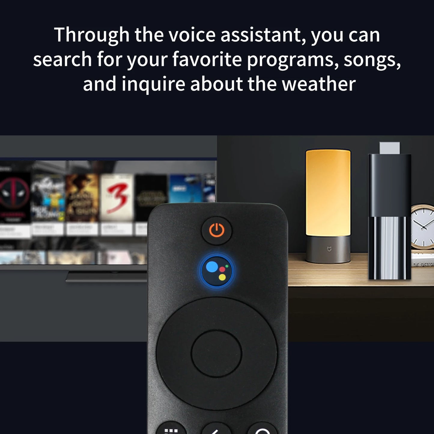 New XMRM-00A Bluetooth Voice Remote Control For MI Box 4K Xiaomi Smart TV 4X Android With Google Assistant