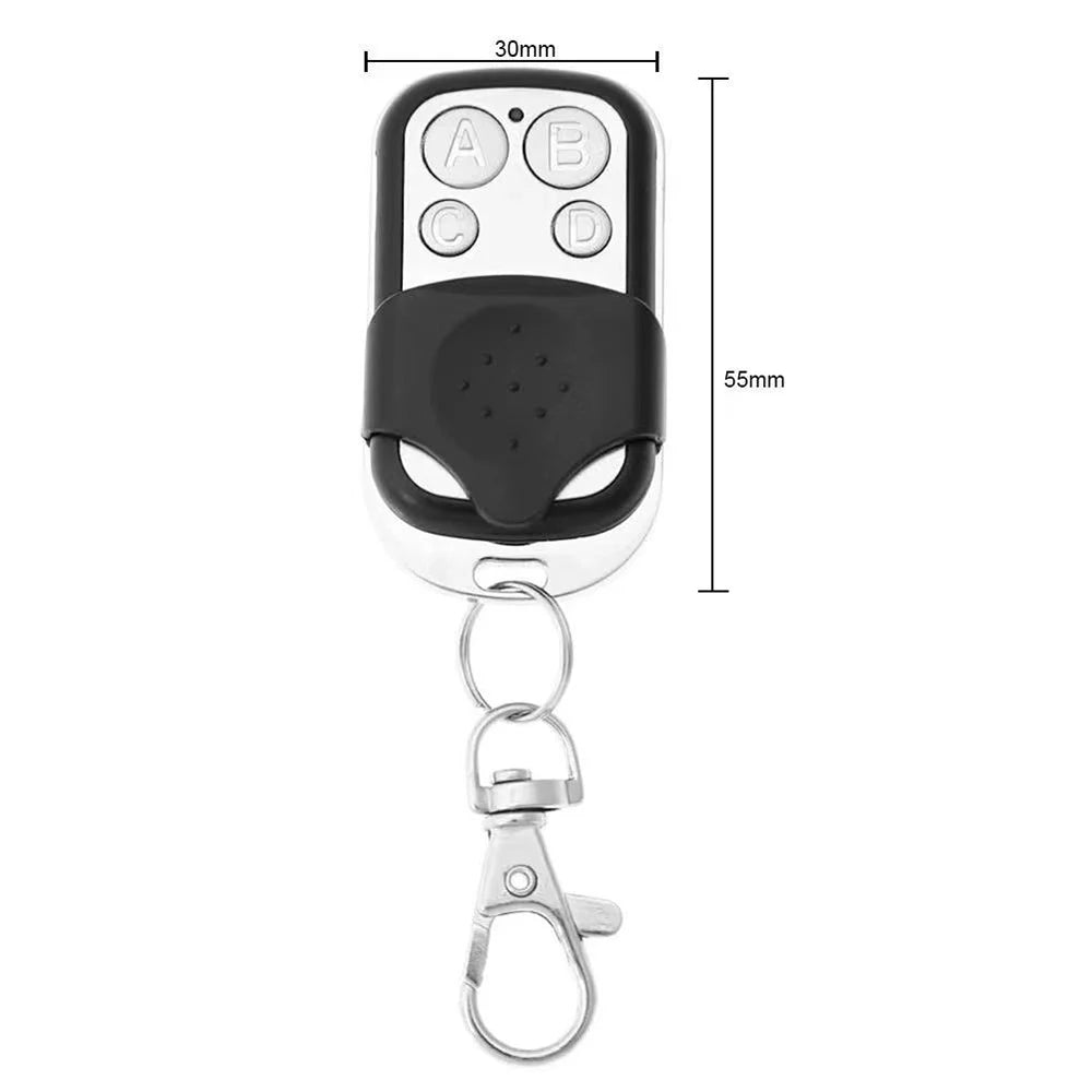 Universal 4 Buttons Garage Door Opener Remote Control 433MHZ Clone Fixed Learning Rolling Code Duplicator Garage