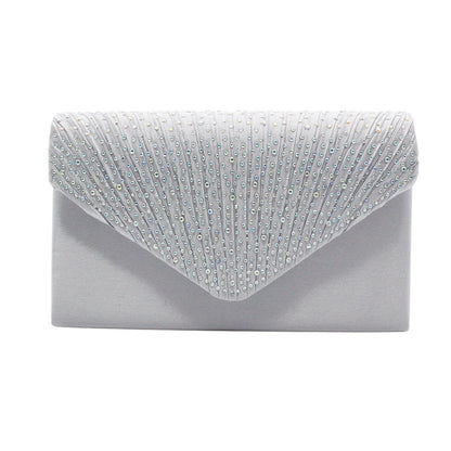 Dammode sidenbälte Clutch – Elegant Evening Prom Handväska.