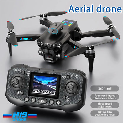 MHD Dual Camera Drone H19 Intelligent Screen Control Drone Brushless Servo Adjustment Long Endurance Professional Quadcopter Toy