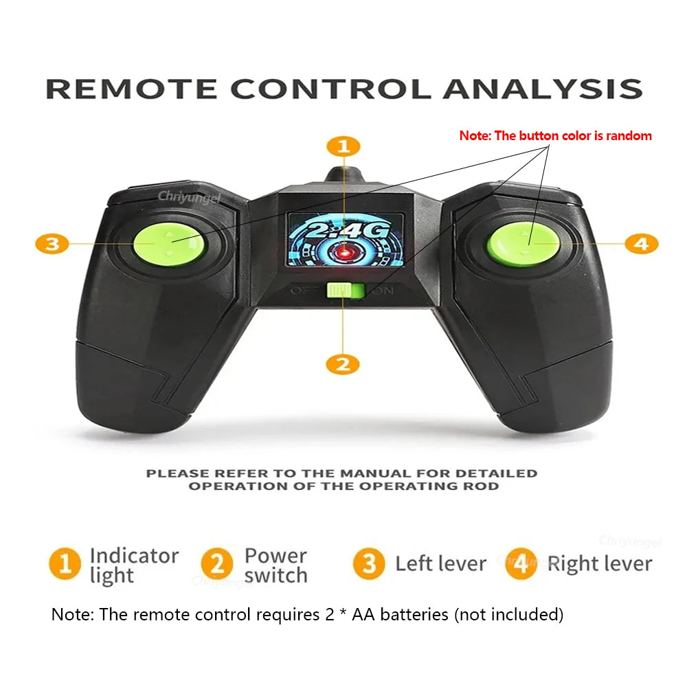 New RC Stunt Car: Double-Sided Flip, 360° Rotation, High-Speed