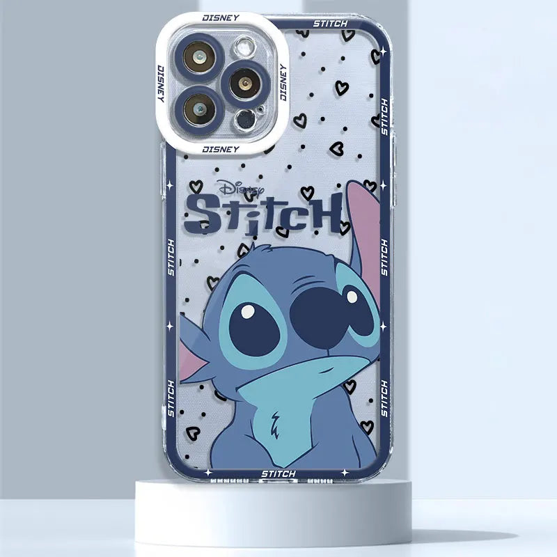 Disney Cute Stitch Cover Case for Samsung Galaxy A53 A73 A21s A52 A54 A32 A11 A33 A12 A13 A14 A34 A72 A24 A23 A42 A22