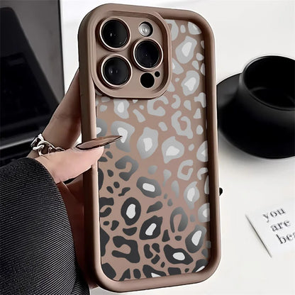 Phone Case Leopard soft Shell Shockproof For iPhone