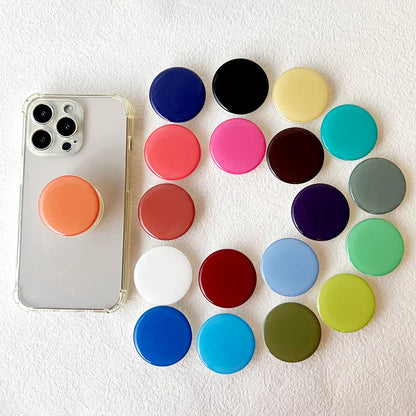 Popular Ins Korean style Macaron socket Phone Talk Grip Stretchable Folding Simple Phone Holder