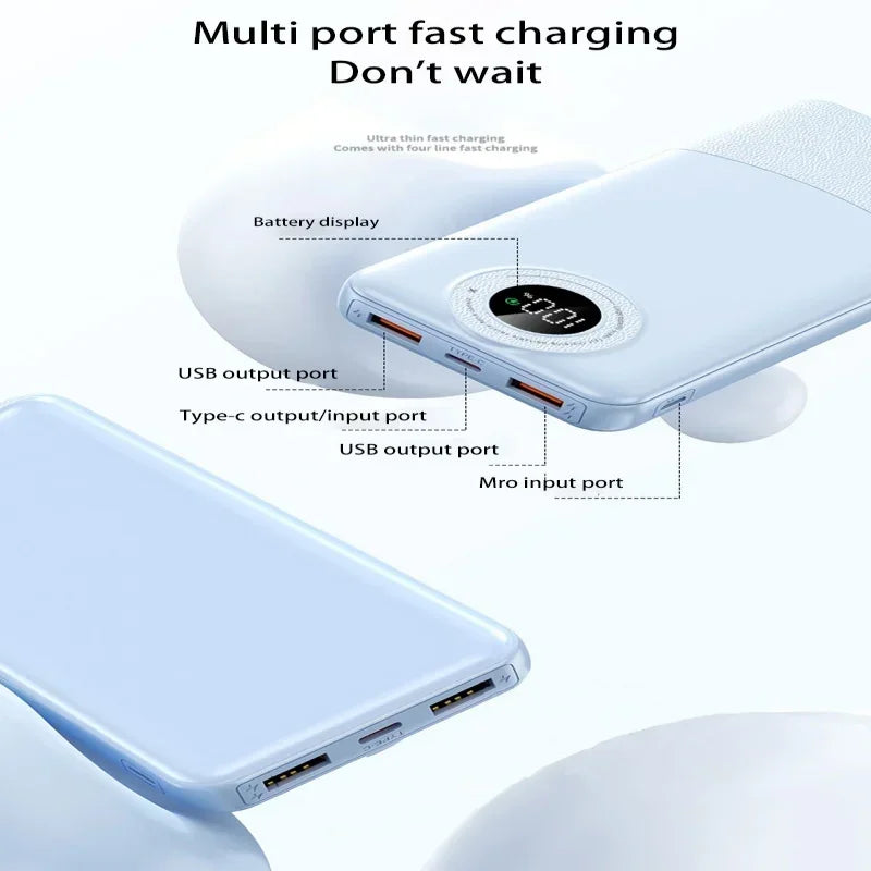 10000/20000mAh Ultrastor kapacitet 120W Supersnabb laddning Power Bank