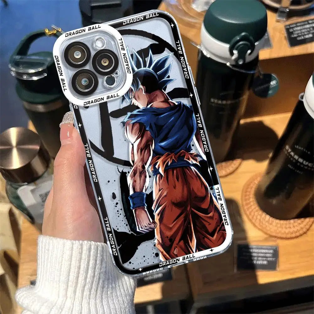 Anime Dragon Ball telefonfodral för Apple iPhone-modeller – Silikonskal för iPhone