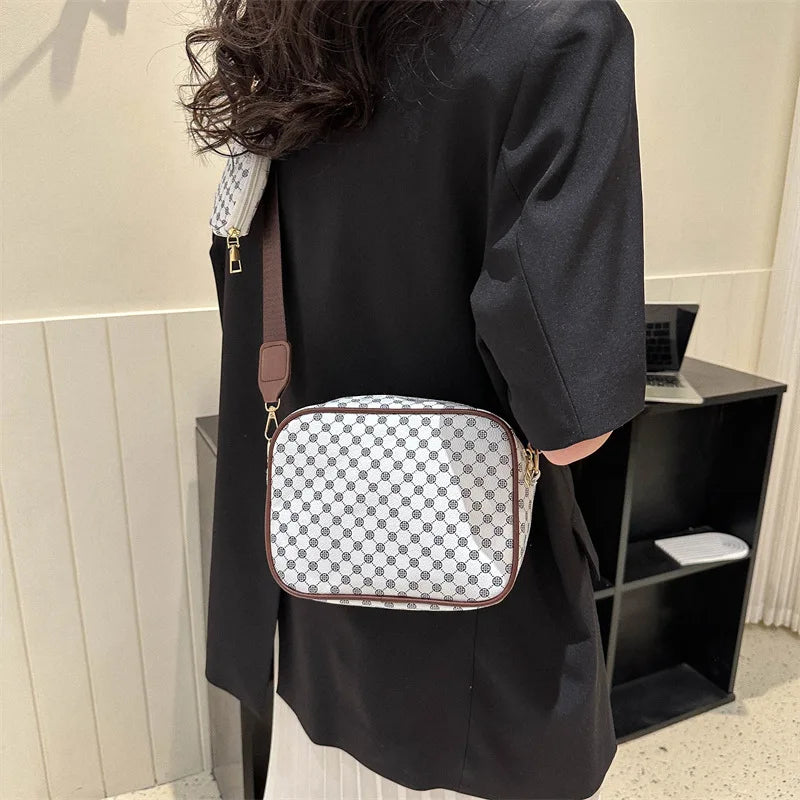 Vintage Fashion Handle Handbag for Women – Solid Soft PU Leather, Casual Designer Shoulder Bag, New Crossbody Tote Bag