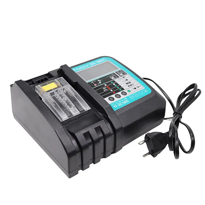 DC18RC Li-ion batteri 3A Laddare för Makita 18V 14.4V BL1860B,BL1850B,BL1840,BL1830,BL1820,BL1415,BL1440 Elverktygsladdare