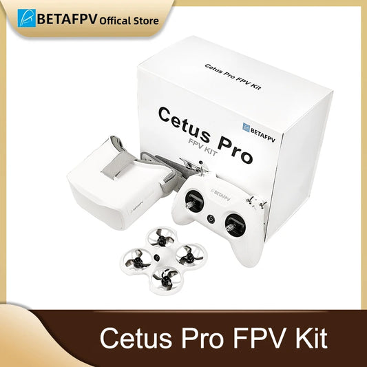 Cetus Pro FPV Kit - Includes VR02 Goggles, Literadio2 SE Transmitter, BT2.0 450mAh 1S Battery, Brushless Racing Drone Quadcopter