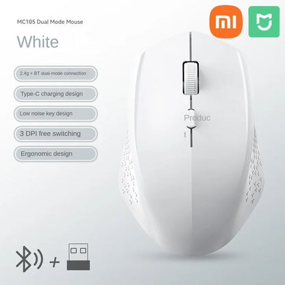 Xiaomi Mijia trådlös mus 2,4 GHz Bluetooth Dual