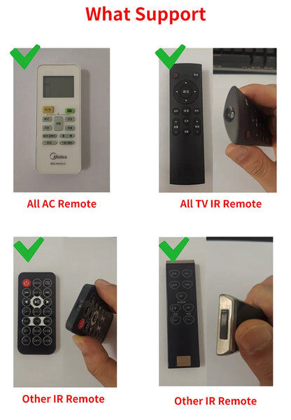 Tuya WiFi IR Remote For Smart Home APP Fjärrkontroll för TV DVD AUD AC Remote Fungerar med Alexa Google Home Yandex Alice 2 PACK