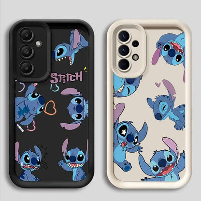 Black Stitch The Baby Disney telefonfodral för Galaxy A12 A13 A14 4G 5G A13 A22 5G A23 4G 5G A24 4G A32 4G 5G A33 5G A34 5G Matt