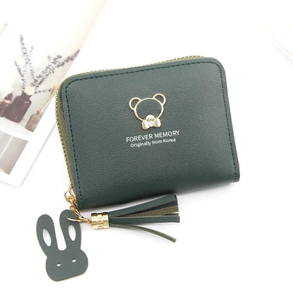 2024 Short Women Wallets – Mini Cute Coin Pocket Card Holder, Female Purse, New Fashion Kpop Small Wallet for Girls.