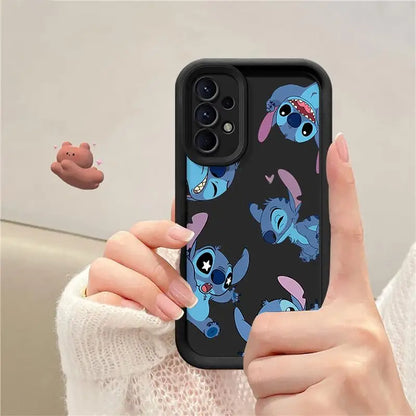 whit Stitch phone case matte for Samsung Galaxy