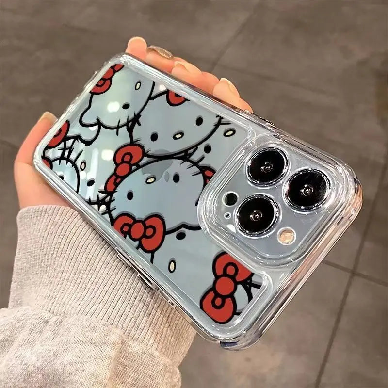 Kitty clear silicone phone case for Iphone