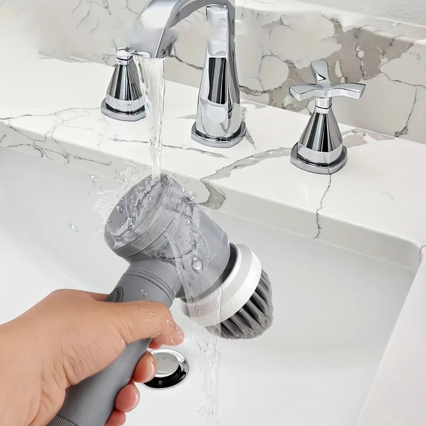 Xiaomi 6-in-1 Electric Cleaning Brush – Wireless Floor Scrubber with Replaceable Brush Heads for Home and Bathroom