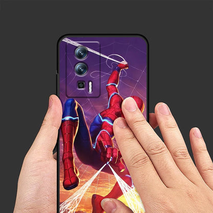 Marvel Avengers Spider-Man Case For Xiaomi: Black TPU Phone Case