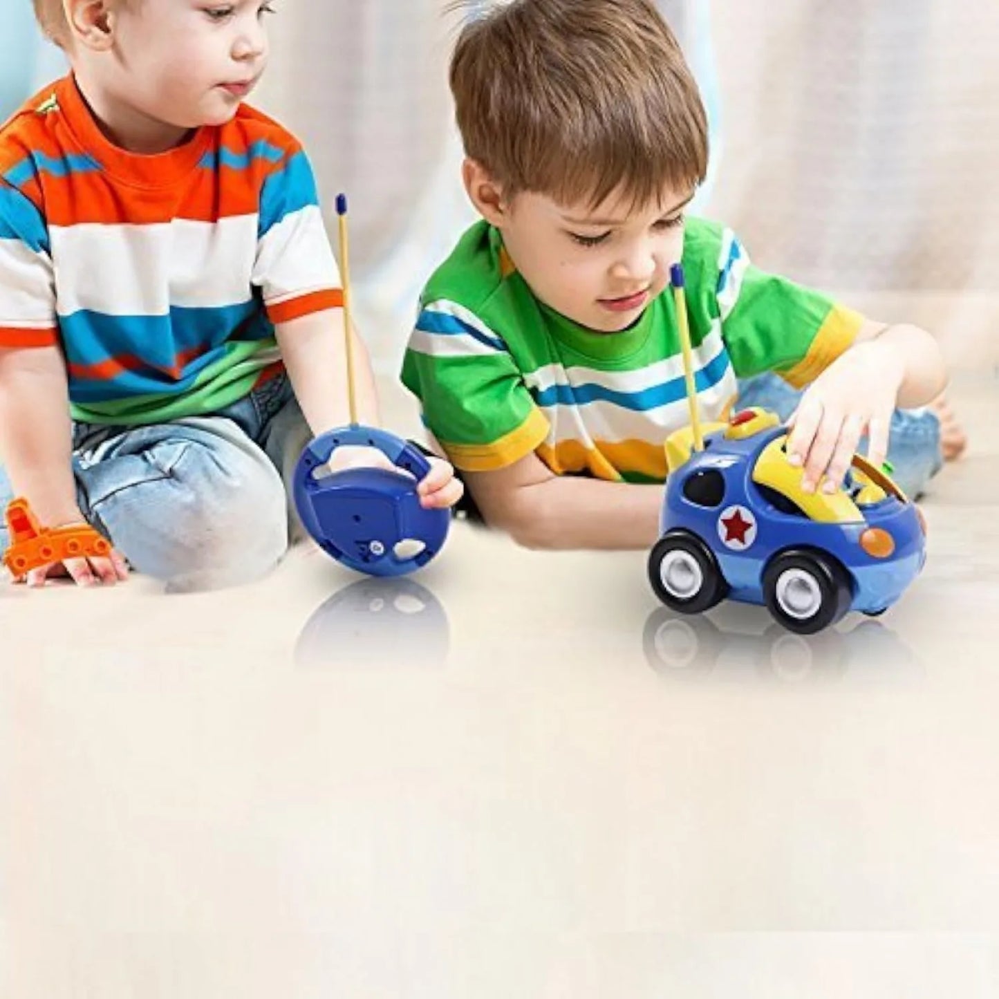 Remote Control Car: Toddler-Friendly, Police Car