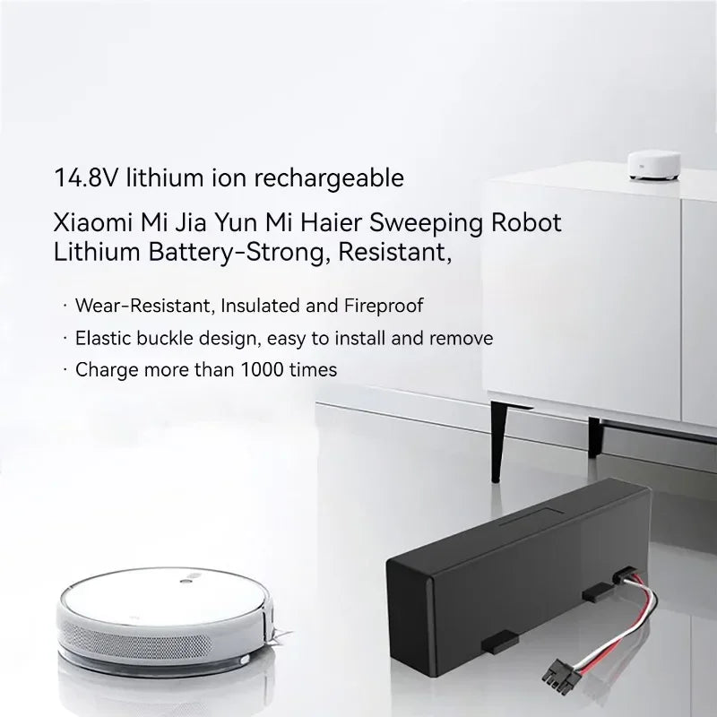 STYTJ02YM Batteri Original 14,8V för Xiaomi Mijia LDS Dammsugare,Mi Robot Vacuum-Mop P,Mi Robot Vacuum-Mop 2S/Haier JX37